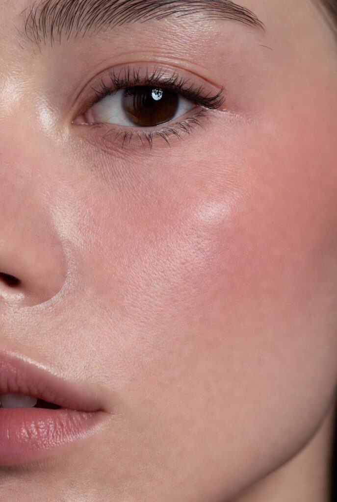 Blush Placement for a Natural Flush