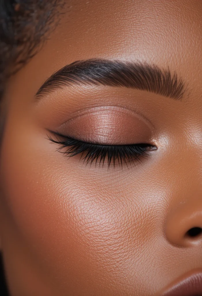 5. Fluffy Lashes & Natural Liner