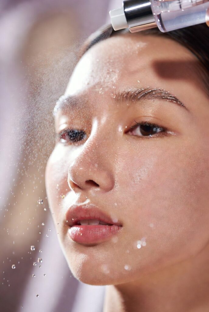 5. Hydrating Setting Spray Over Powder