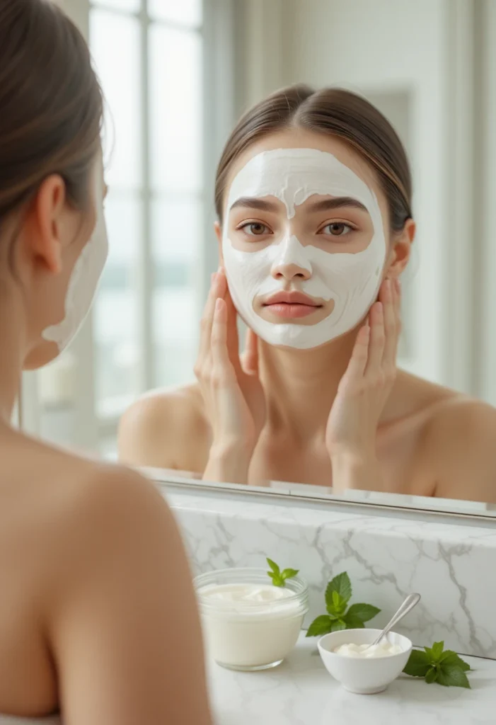 Hydrate with Plain Yogurt as a Probiotic Mask