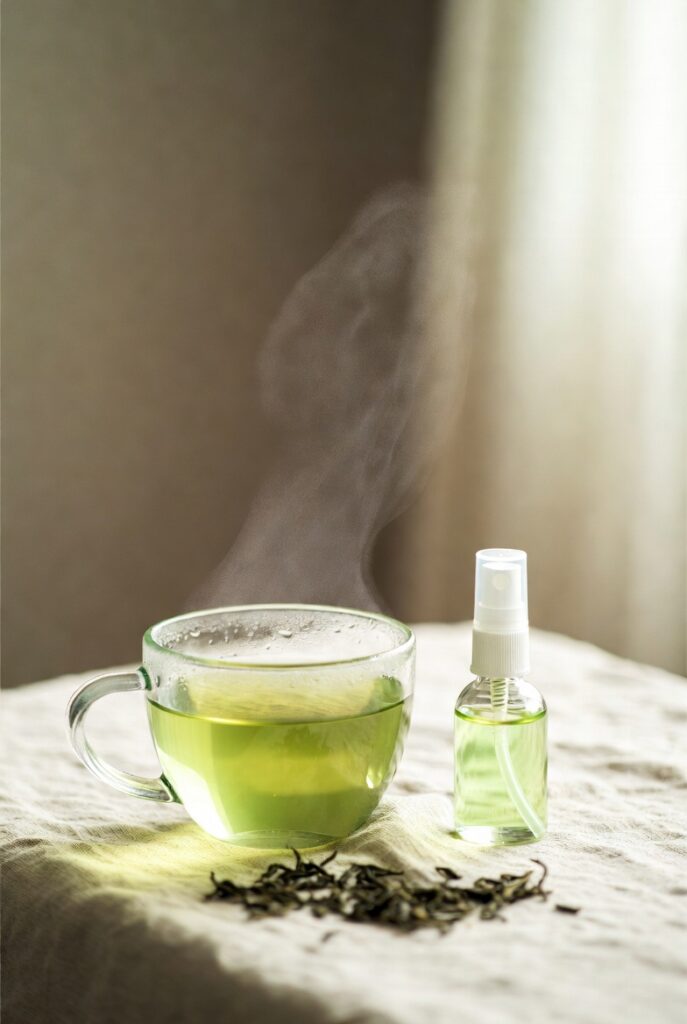 5. Make a Hydrating Toner from Green Tea