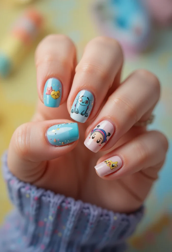 Cute Cartoon and Character Accents for Playful Personality