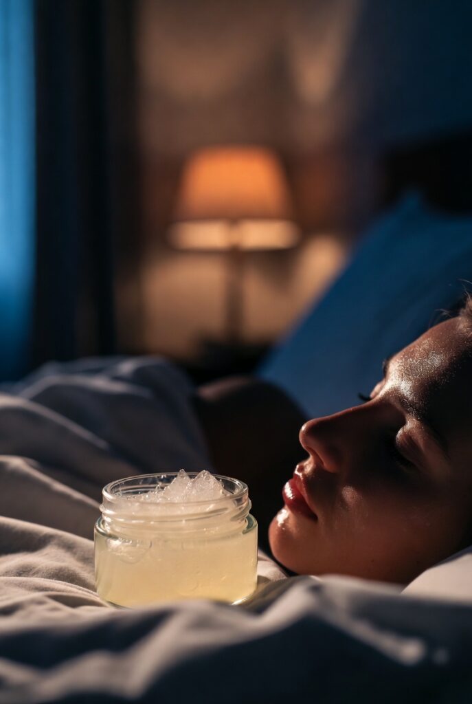 6. Apply a Thin Layer of Petroleum Jelly as an Overnight Mask