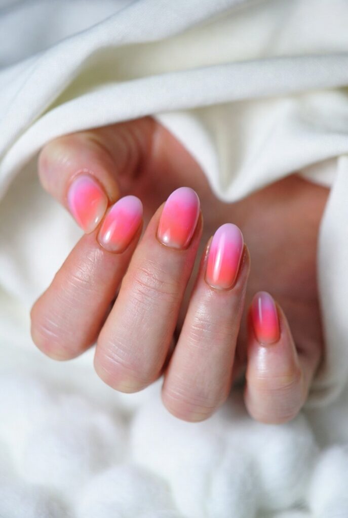 Ombré with a Dry Sponge