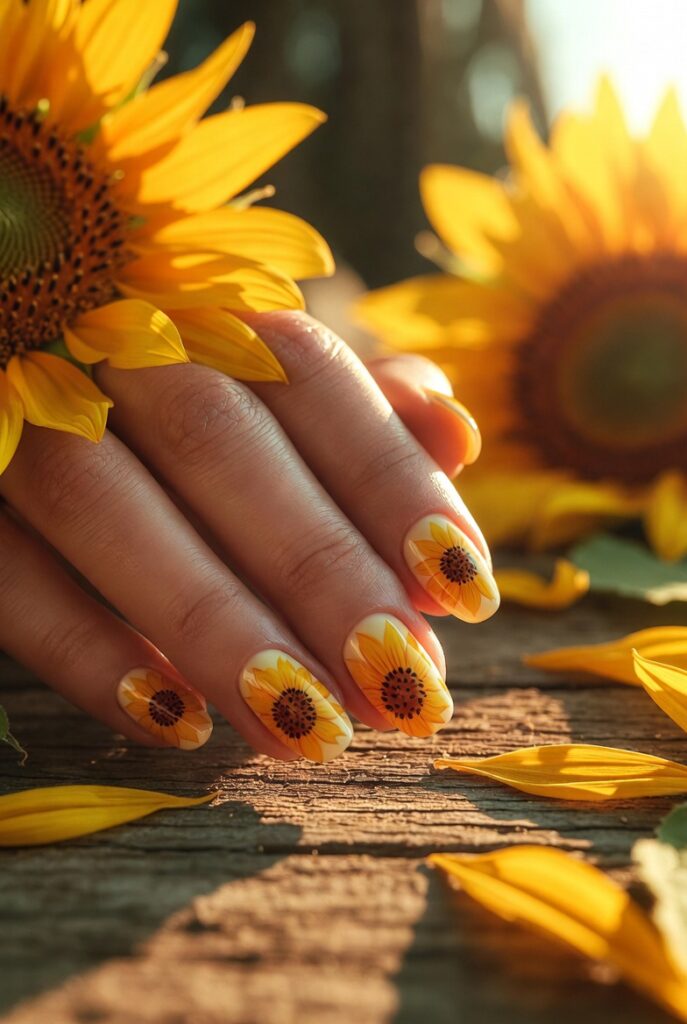 Vibrant Sunflower Accents for Cheerful Warmth