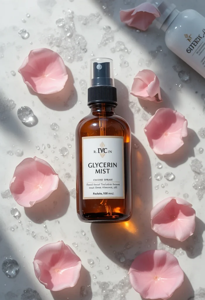 Lock in Moisture with Vegetable Glycerin Spray