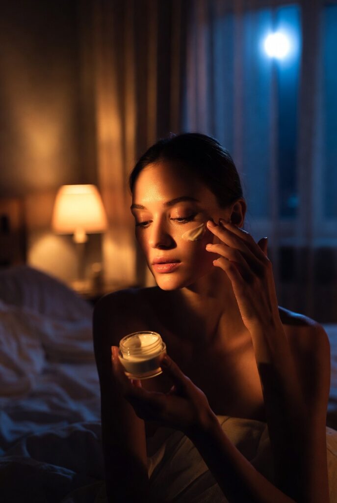 Nighttime Skin Care Supports Skin Recovery