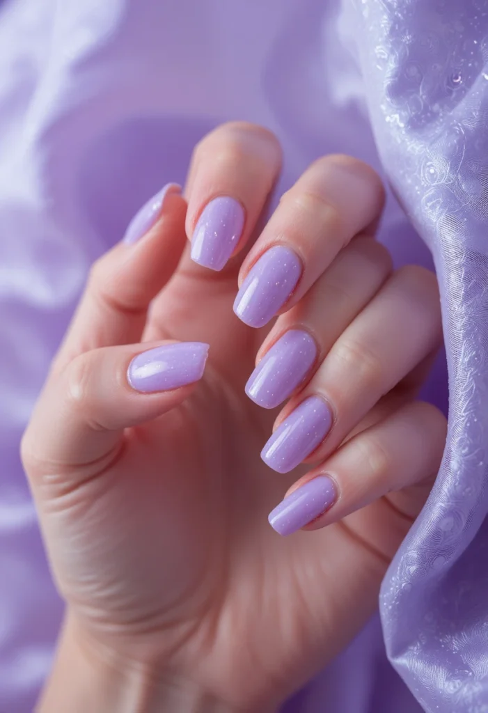 8. Buttercream Chrome Nails