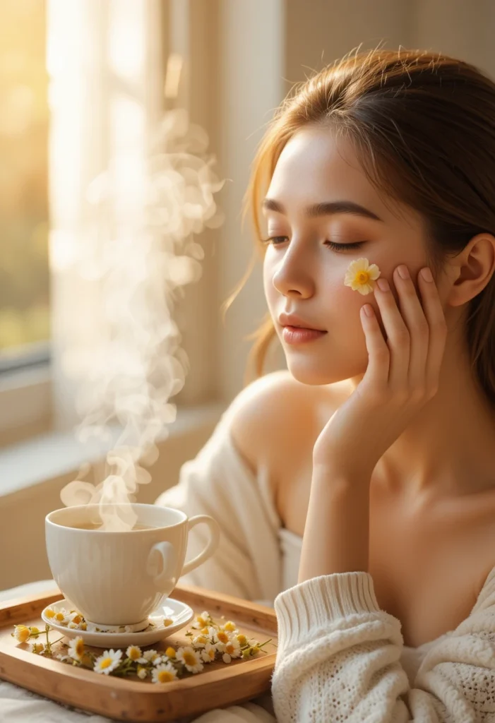 Reduce Redness with a Chamomile Tea Compress