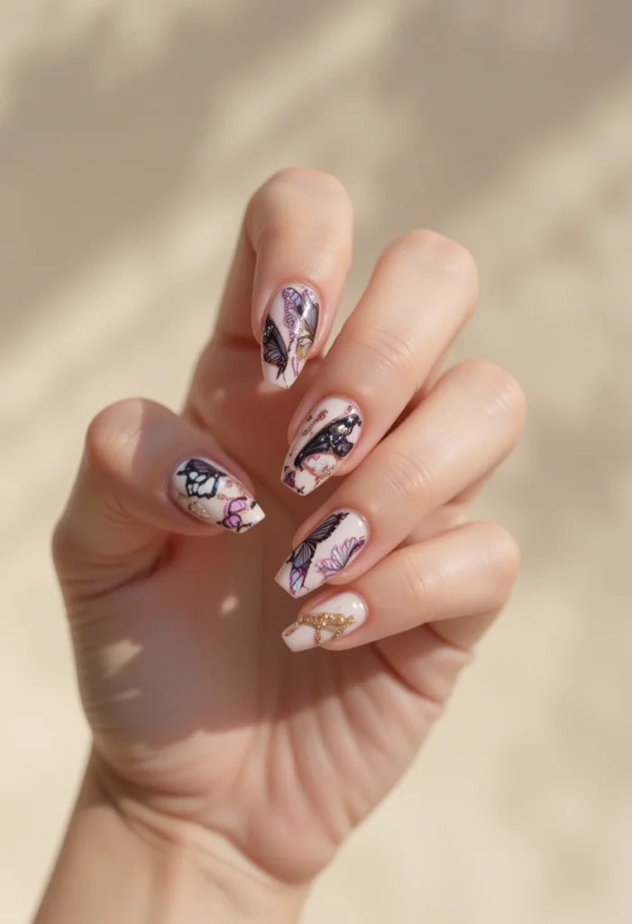 Designing Asymmetrical Butterfly Placement
