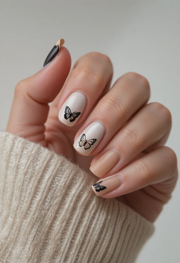 Designing Minimalist Butterfly Silhouettes