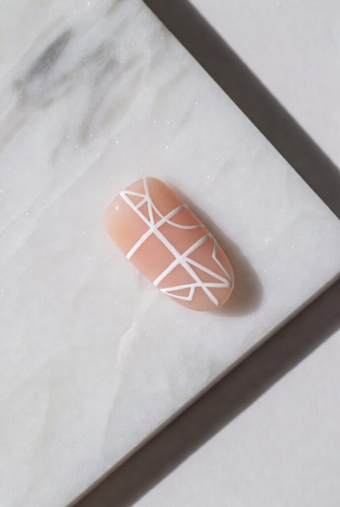 Minimalist White Line Art
Nail Stickers Designs 