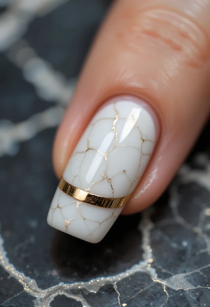 Combining Marble With Metallic Frames