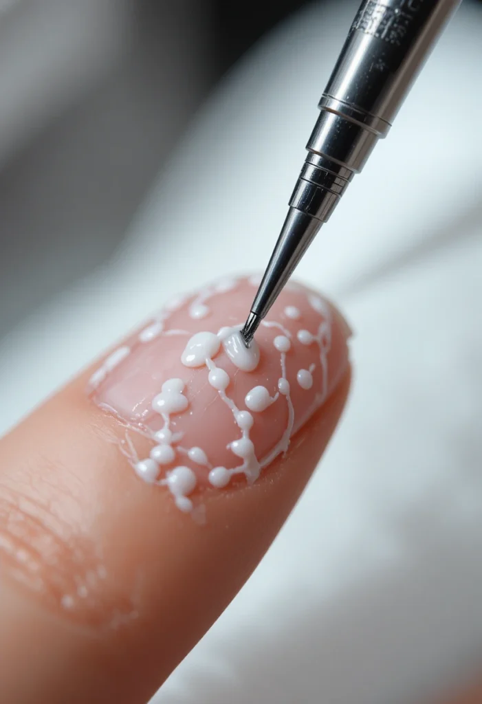Creating Marble Effects With A Dotting Tool