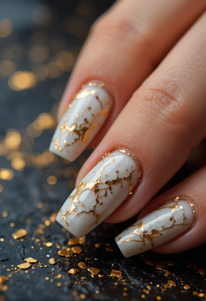 lncorporating Gold Foil Accents