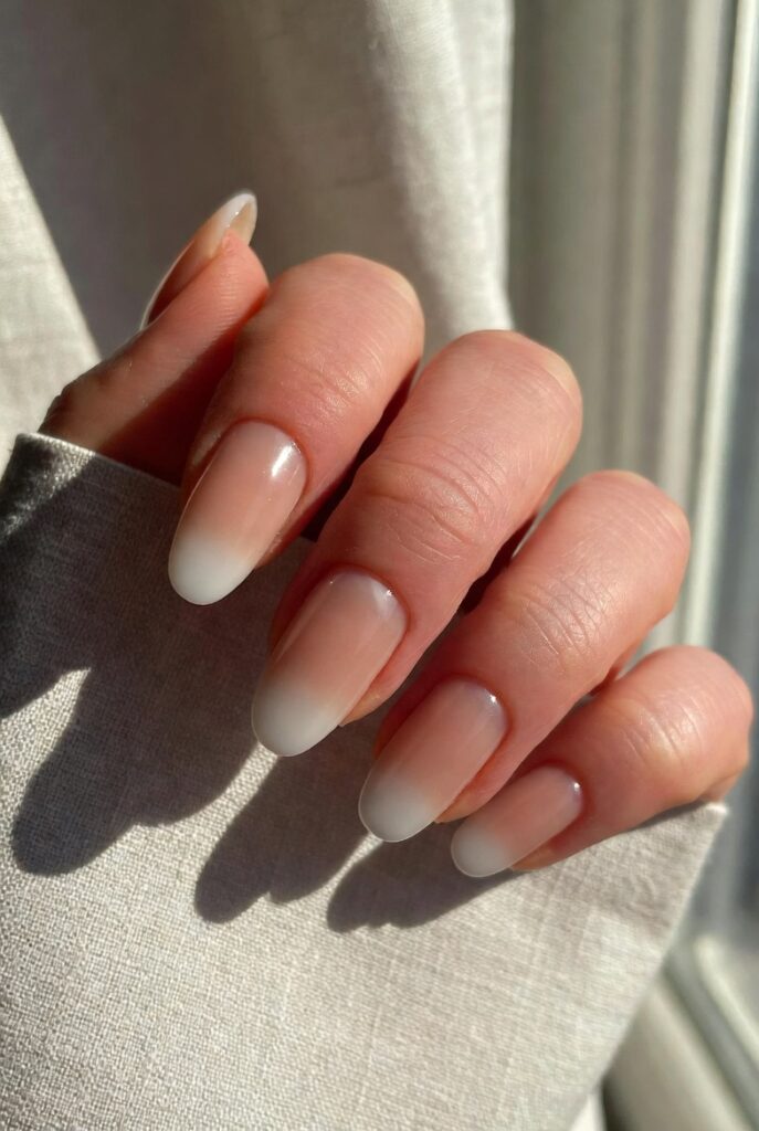 Perfecting a Nude to White Ombre for Elegant Simplicity