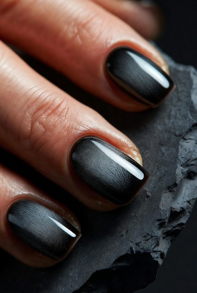 Trying a Black and Gray Ombre for Edgy Elegance