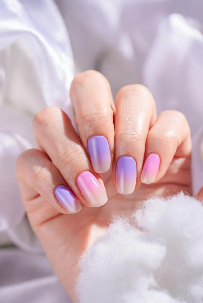 Exploring a Two-Tone Pastel Ombre for Soft Femininity