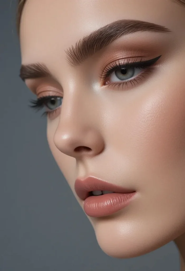 20. Laminated Brows with Angled Inner Corners for a Sharp Start